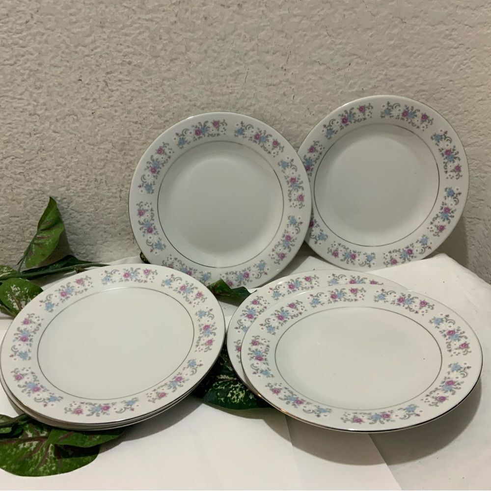 Set of 6 Dynasty Fine China Rapture Salad Plate (7 1/8") G16
